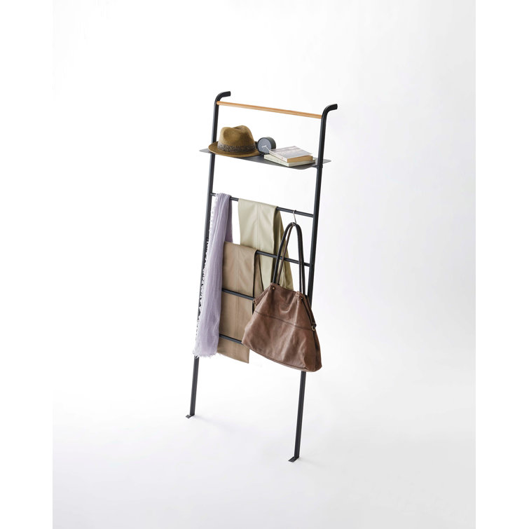 Yamazaki USA Yamazaki Home Leaning Ladder With Shelf Space Saving